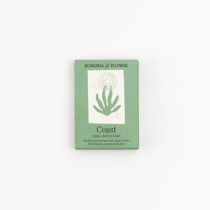 Bohemia and Flower – wholesale Bar Soap – Coast Bar Soap - Organic Seaweed & Tea Tree1