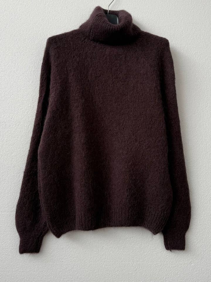 NOELINE - Wholesale Knit Sweater - Women's - Turtleneck sweater 50% alpaca 18882