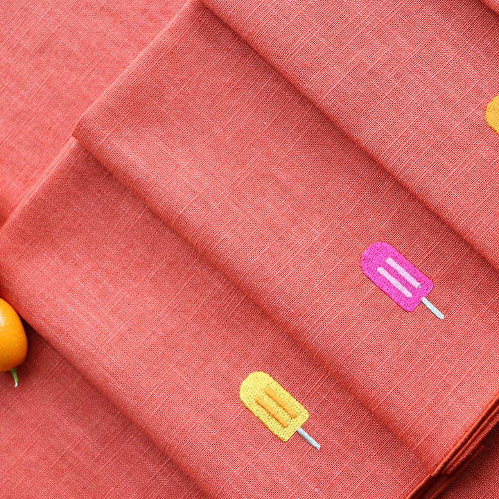 Giardino Segreto - Wholesale Dinner & Cloth Napkin - Pure linen napkin ICE LOLLIES2