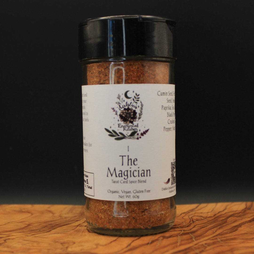 Dahlia's Enchanted Kitchen - Wholesale Dried Spice Mix - The Magician - Tarot Card Culinary Spice Blend3