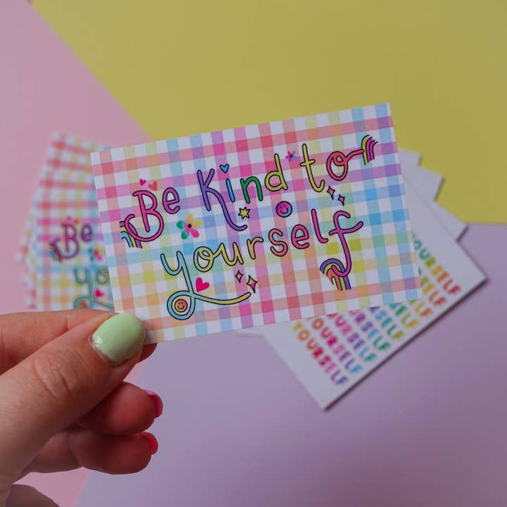 Self Care Mini Art Print for wholesale by Meg Garrod Art