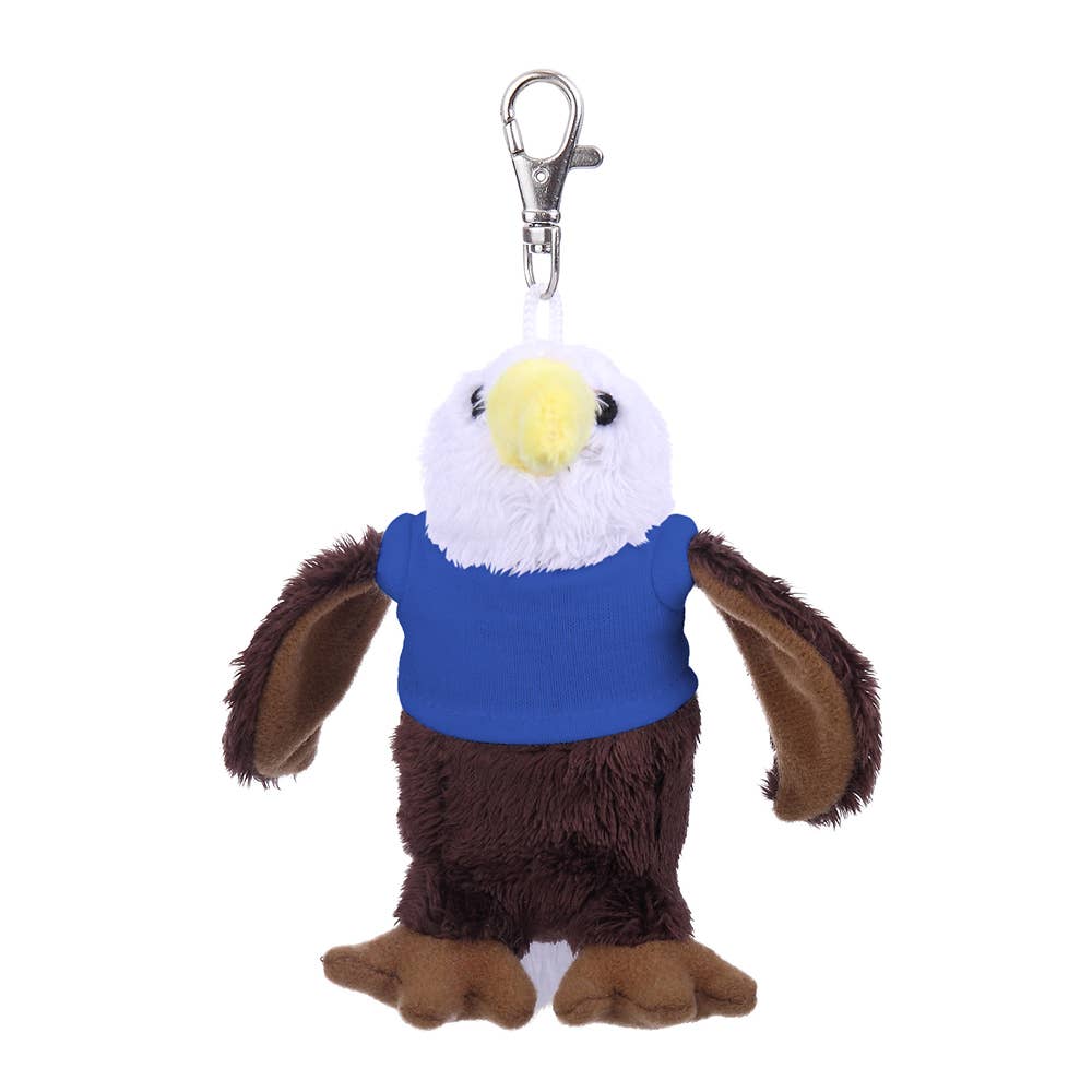 Plushland - Vendita all'ingrosso Portachiavi - Unisex - Portachiavi da 4" - Aquila con camicia personalizzata7