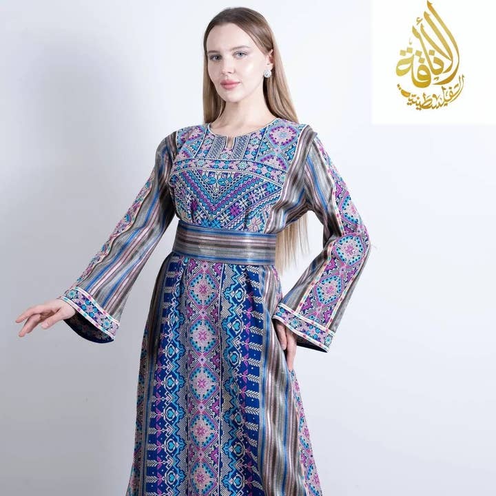 Elegant Embroidered Saya Thoub - Timeless Arabic Fashion and other Purchase Wholesale ropa islámica. Free Returns & Net 60 Terms on Faire trending on Faire.