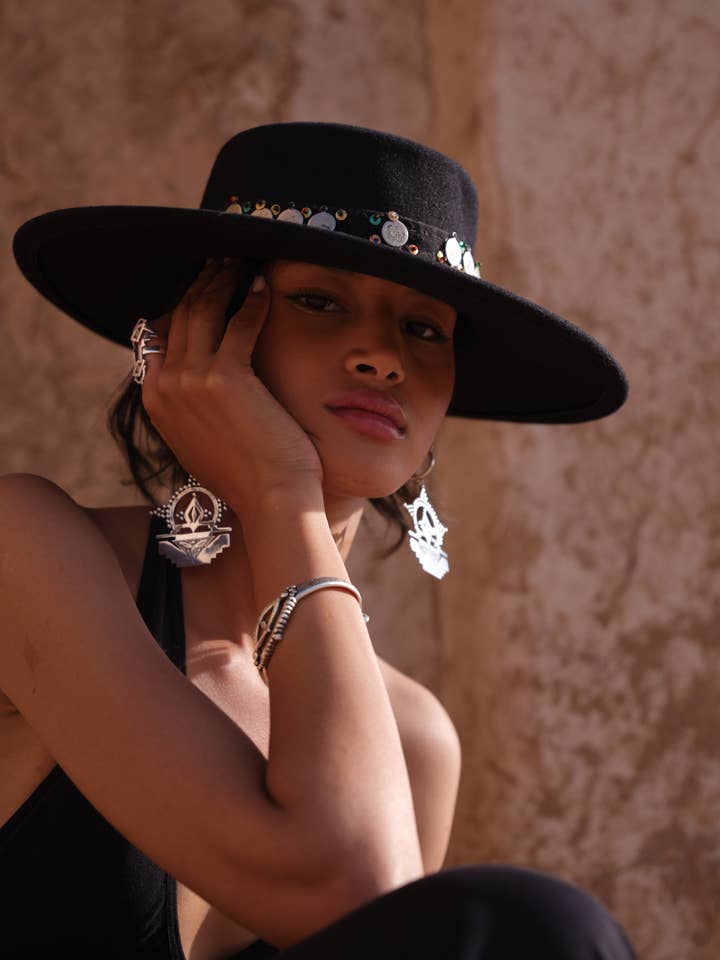 Throne of Light Earrings 925 silver for wholesale by SHE ARCHIVES