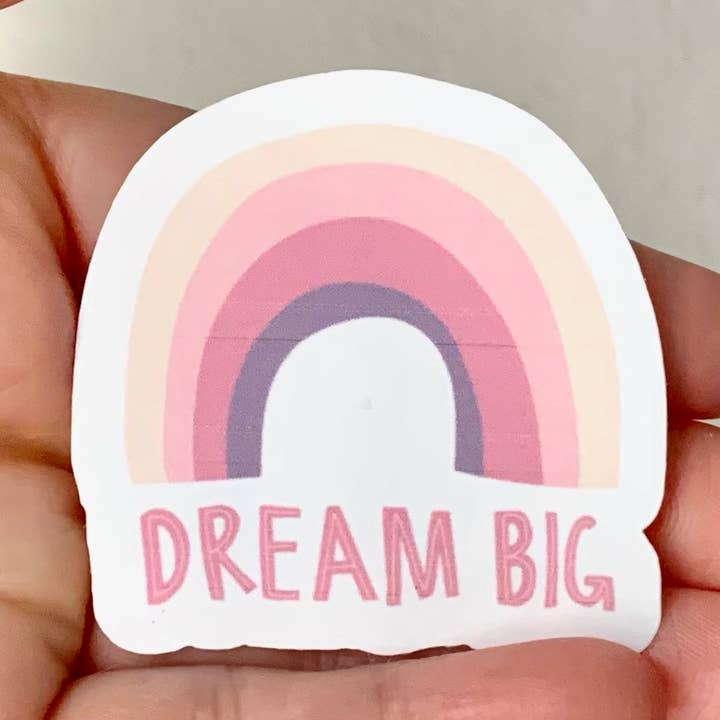 Dream Big Sticker/Magnet for wholesale by Oily Graphic Creations