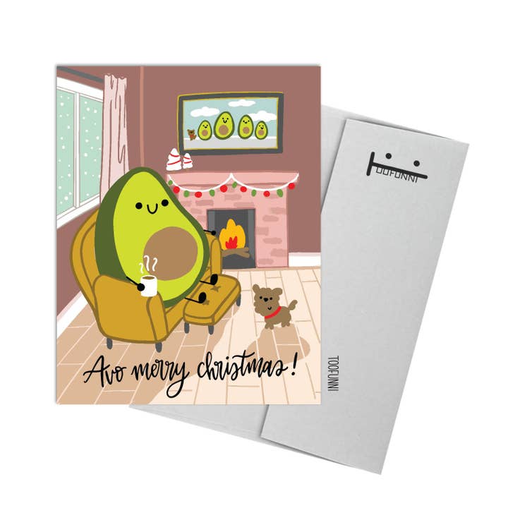 AVO XMAS - Carte pour la vente par Toofunni