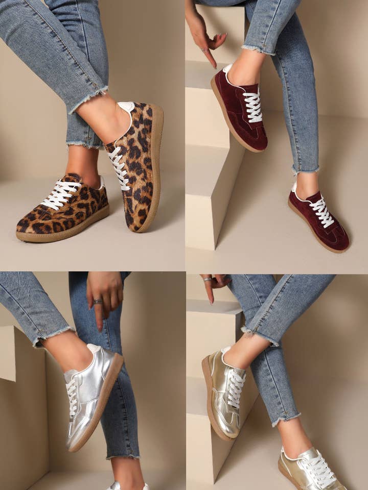 No Doubt Shoes - Wholesale Lifestyle Sneakers - Women's - WOMENS LACE UP CHUNKY TRAINERS SNEAKERS