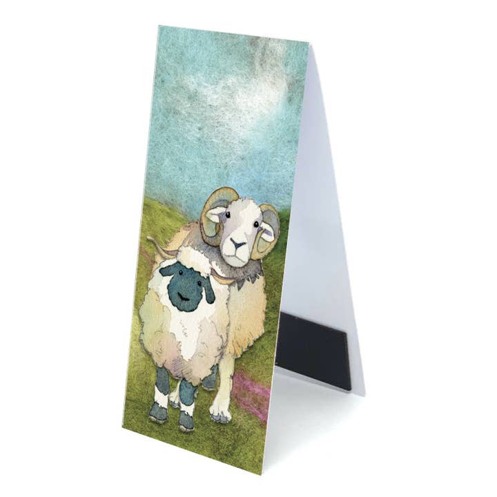 Emma Ball Ltd - Wholesale Bookmark - Felted Sheep Magnetic Bookmark