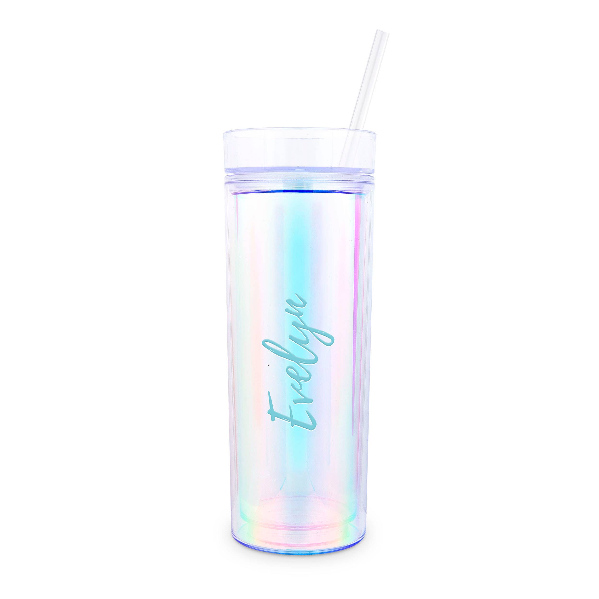Weddingstar Inc. – wholesale Insulated mug/tumbler – 17 oz. Insulated Plastic Drink Tumbler - Calligraphy4