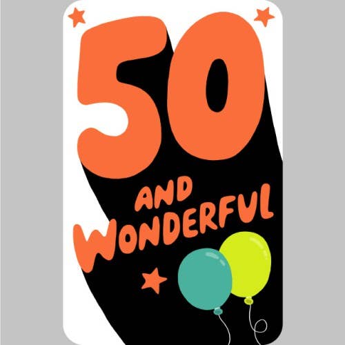 DICKENS INC. - Vente Cartes d'anniversaire - 50e anniversaire | Carte d'anniversaire 50e pour tout le monde