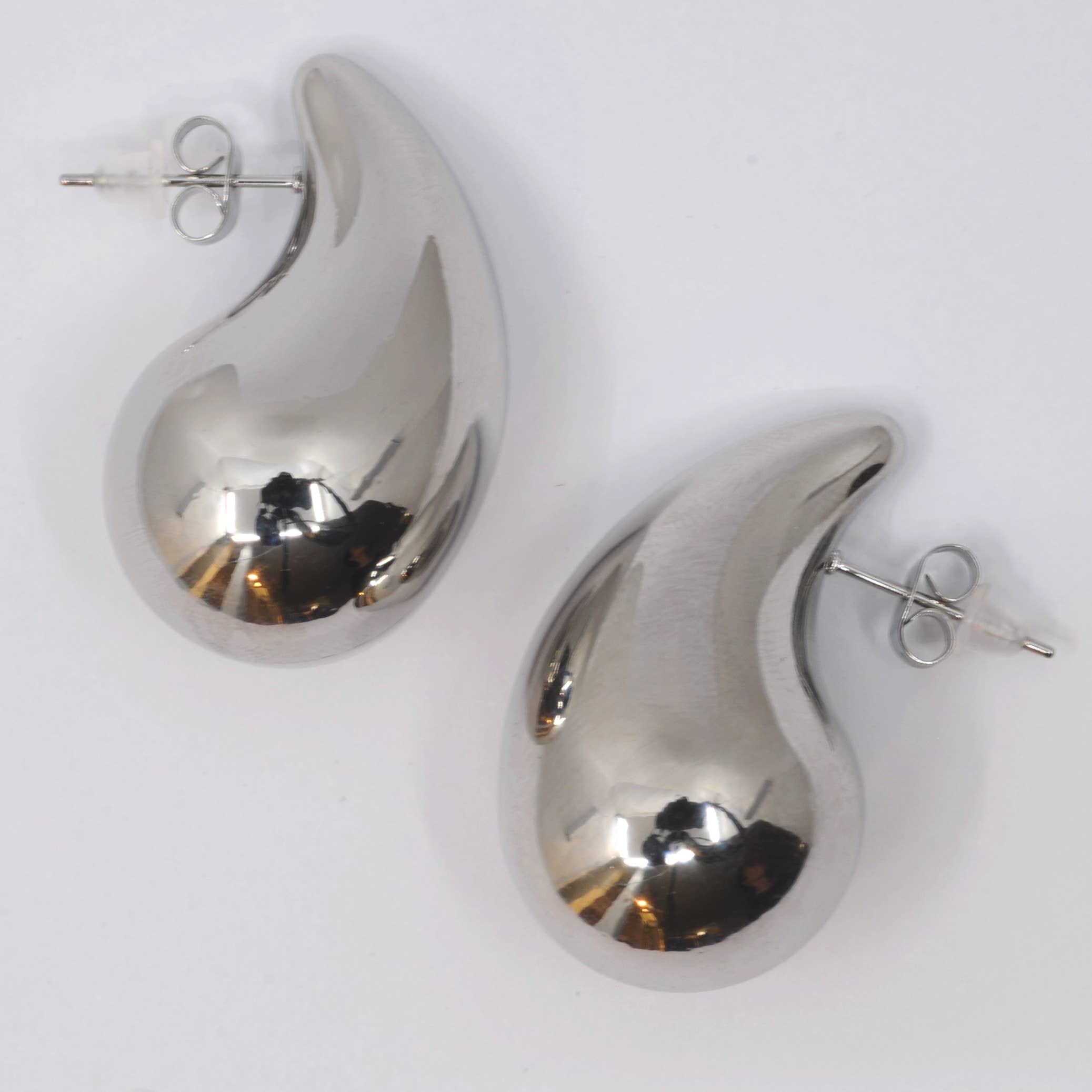 Bijoux 7bis - Wholesale Dangle Earrings - Medium drop steel earrings0