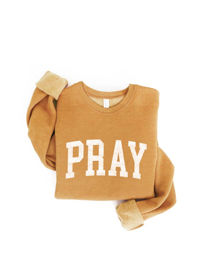 OAT COLLECTIVE - Wholesale Graphic Sweatshirt - Women's - PRAY Graphic Sweatshirt10