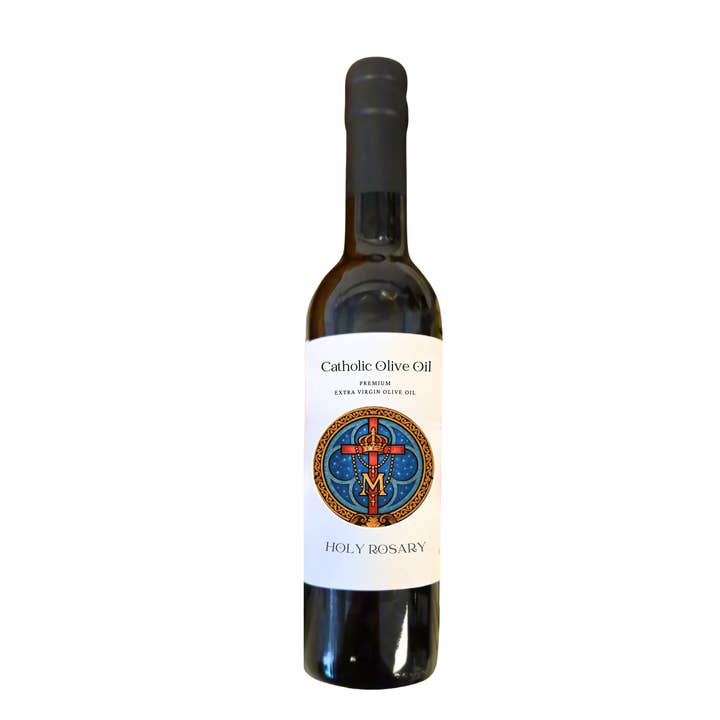 Catholic Olive OIl - Wholesale Olive Oil - Holy Rosary Extra Virgin Olive Oil1