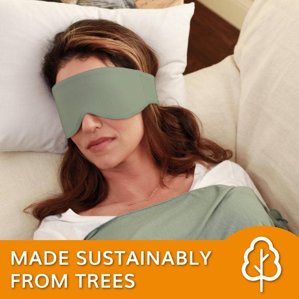 HappyLuxe - Venta al por mayor Antifaz - Máscara para dormir Escape en verde salvia5