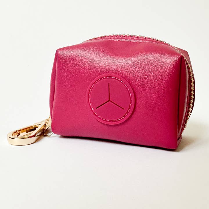 Doggie Republic - Wholesale Pet Poop Bag Dispenser - The Classic Waste Bag Holder - Raspberry3