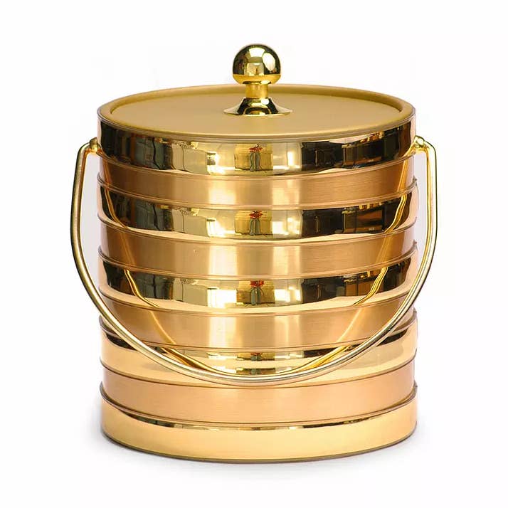 Guld Tunna 3 Qt. Ishink för wholesale av MR. ICE BUCKET, LLC.