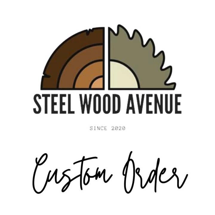 Pedido personalizado - Hecho a mano - Hecho a medida para venta al por mayor de Steel Wood Avenue