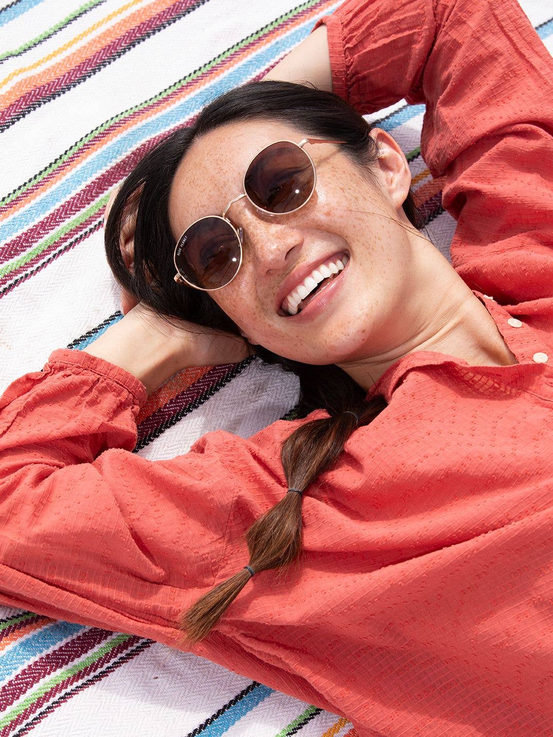 Blue Planet Eco-Eyewear – Engroshandel Solbriller - Unisex – BP18252-Ash - Mat Guld/ Skildpadde Spidser/ Røg Polariseret1