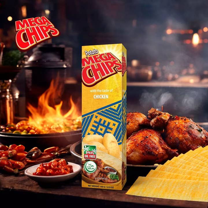 Potato Mega Chips - Wholesale Chips - CHICKEN POTATO MEGA CHIPS