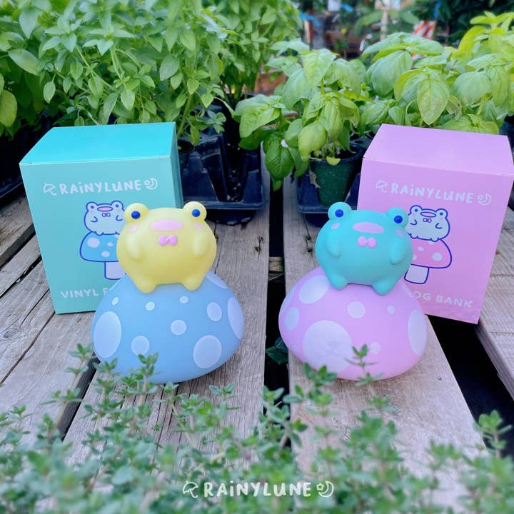 Rainylune - Wholesale Money/Piggy Bank - Frog Mushroom Coin Bank4