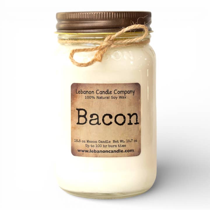 Bacon Candle for wholesale by Lebanon Candle Company