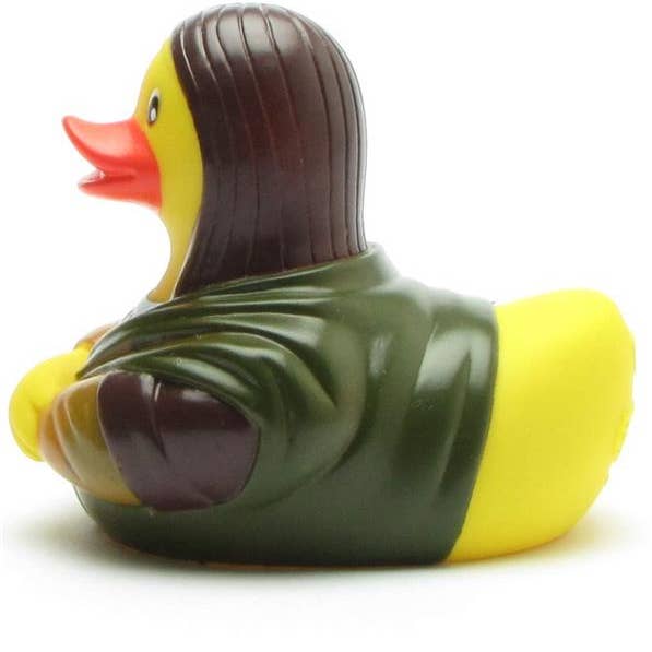Duckshop - Vente Jouet pour le bain – bébé - Canard en caoutchouc Mona Lisa - canard en caoutchouc3