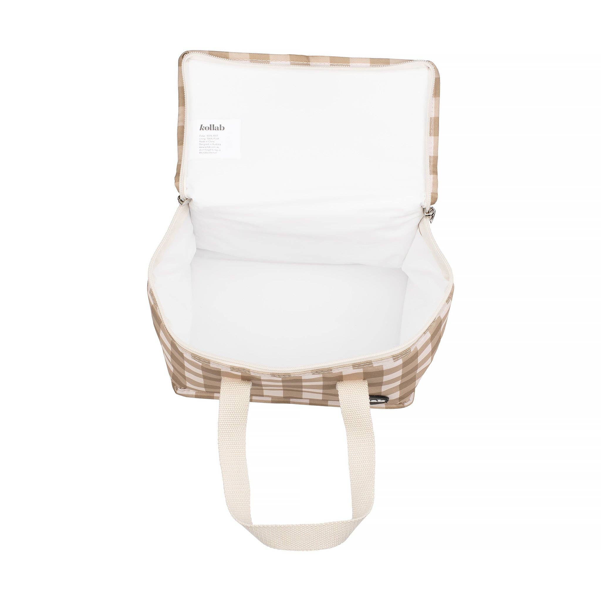 Kollab - Wholesale Lunch bag/box - Lunch Box Olive Check2