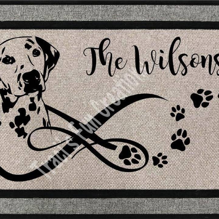 Dalmatian Door Mat for wholesale by Traci's Fun Creations