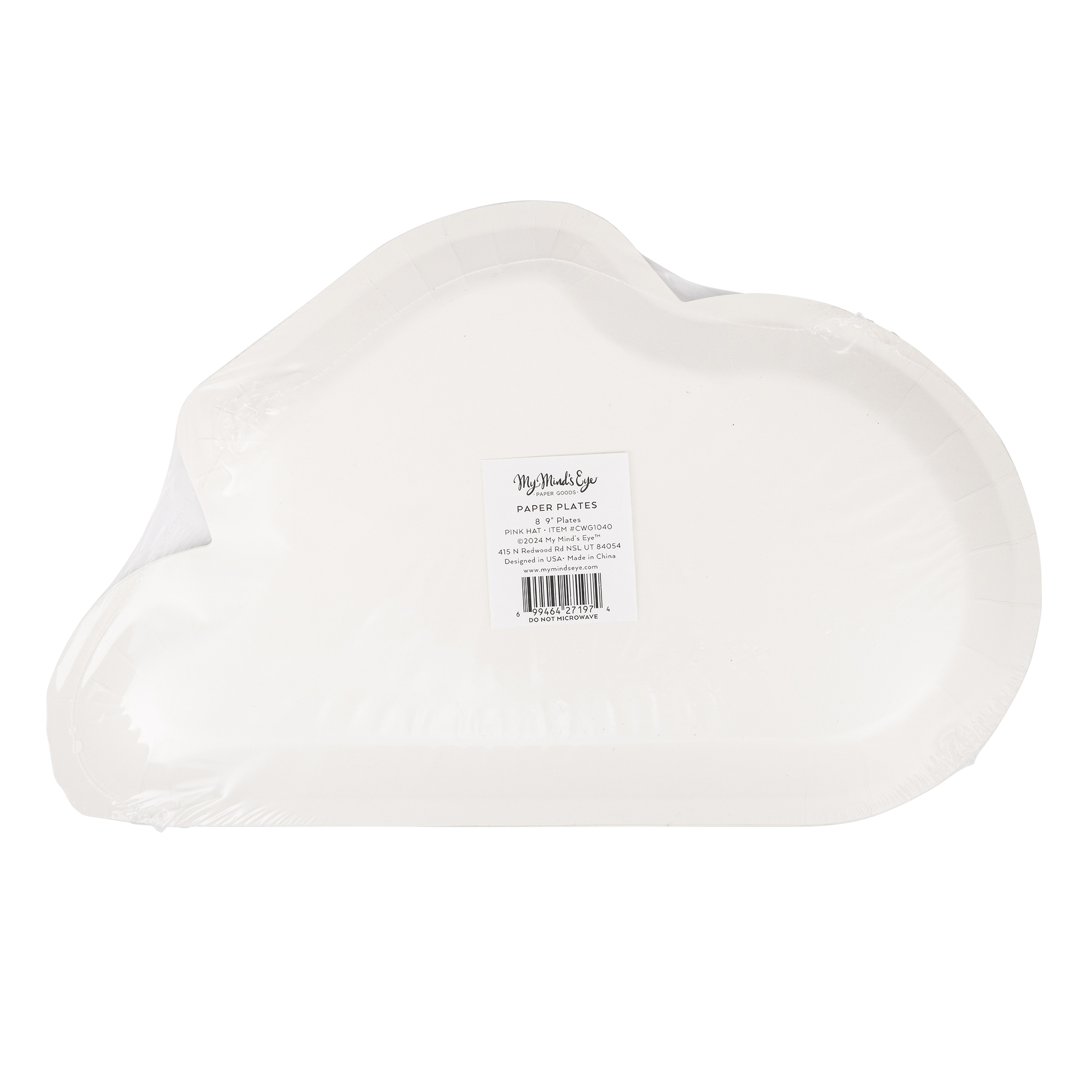 My Mind’s Eye – Engroshandel Engangstallerken – CWG1040 - Papirplader formet som cowgirl-hat4