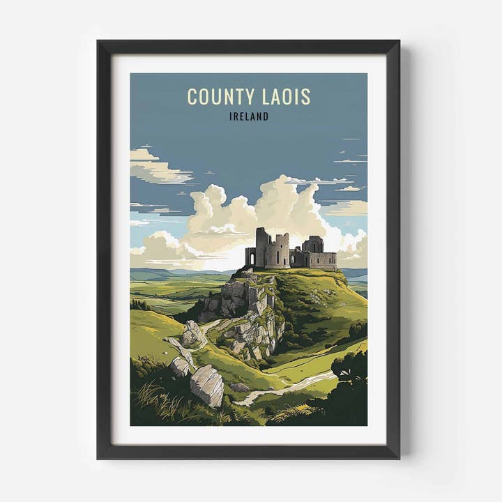 Laois Imprimer A4 pour la vente par Breeze & Bubbles