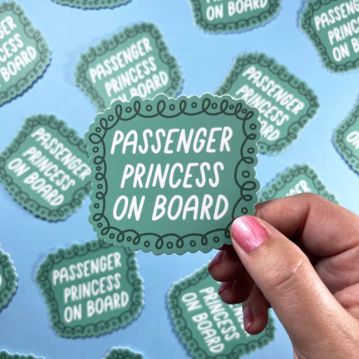 And Here We Are - Wholesale Sticker - Passenger Princess Sticker - Fathers Day Gift Summer