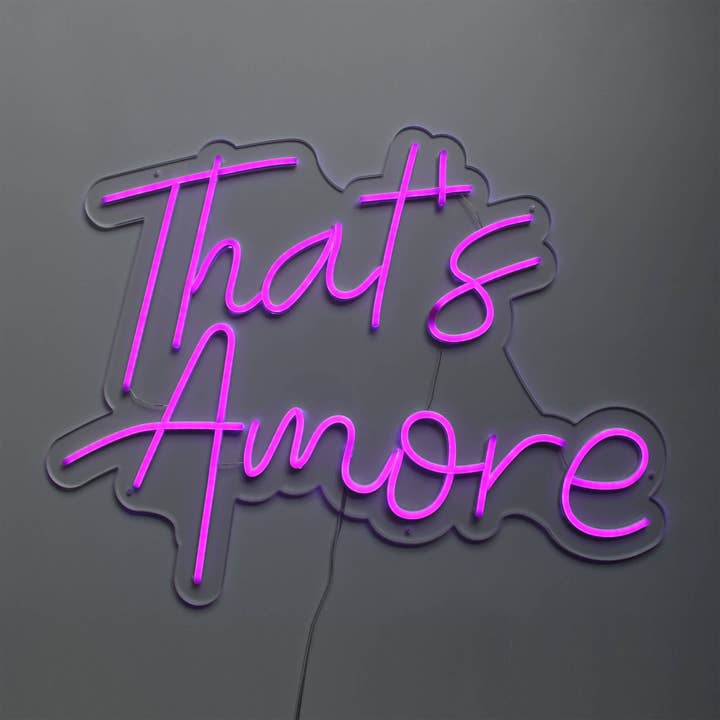 LED signs 'That's amore' for wholesale by ADM Home Decoration