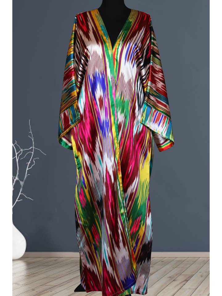 MIASETA – Engroshandel Kimono - Dame – Vintage Silke Ikat Kimono VK 016