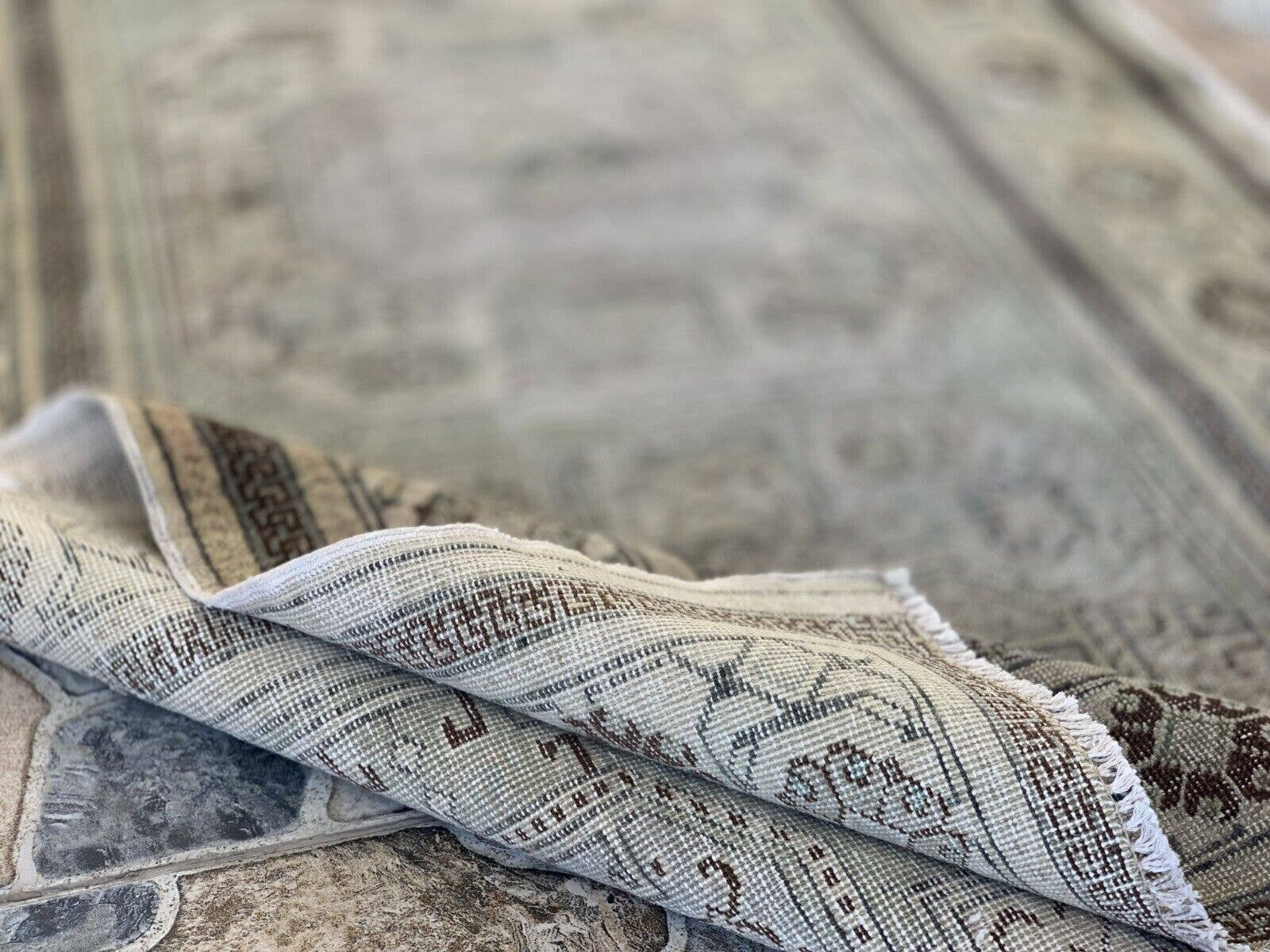 Oushak Rugs - Wholesale Area Rug - Vintage Oushak Turkish Anatolian Wool Handknotted Rug5