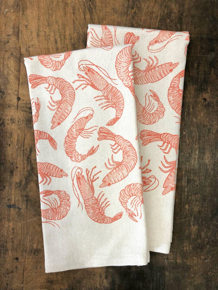 *SALE* Shrimp Pattern - Kitchen Towel for wholesale by SOUTHERN FRIED DESIGN BARN