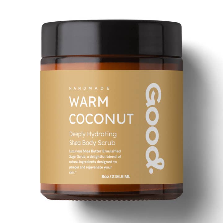 Warm Coconut Shea Body Scrub for wholesale by Good Organics