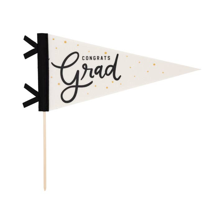 PLHB123 - Congrats Grad Felt Pennant Banner for wholesale by My Mind’s Eye