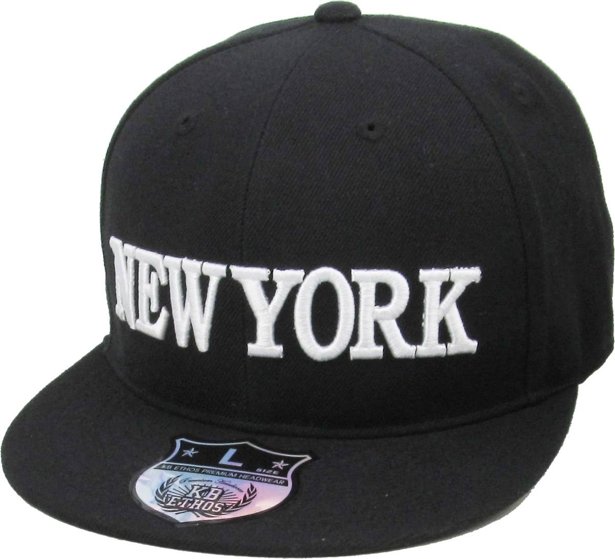 KBETHOS – wholesale Flat-brimmed cap – Men's – New York Fitted3