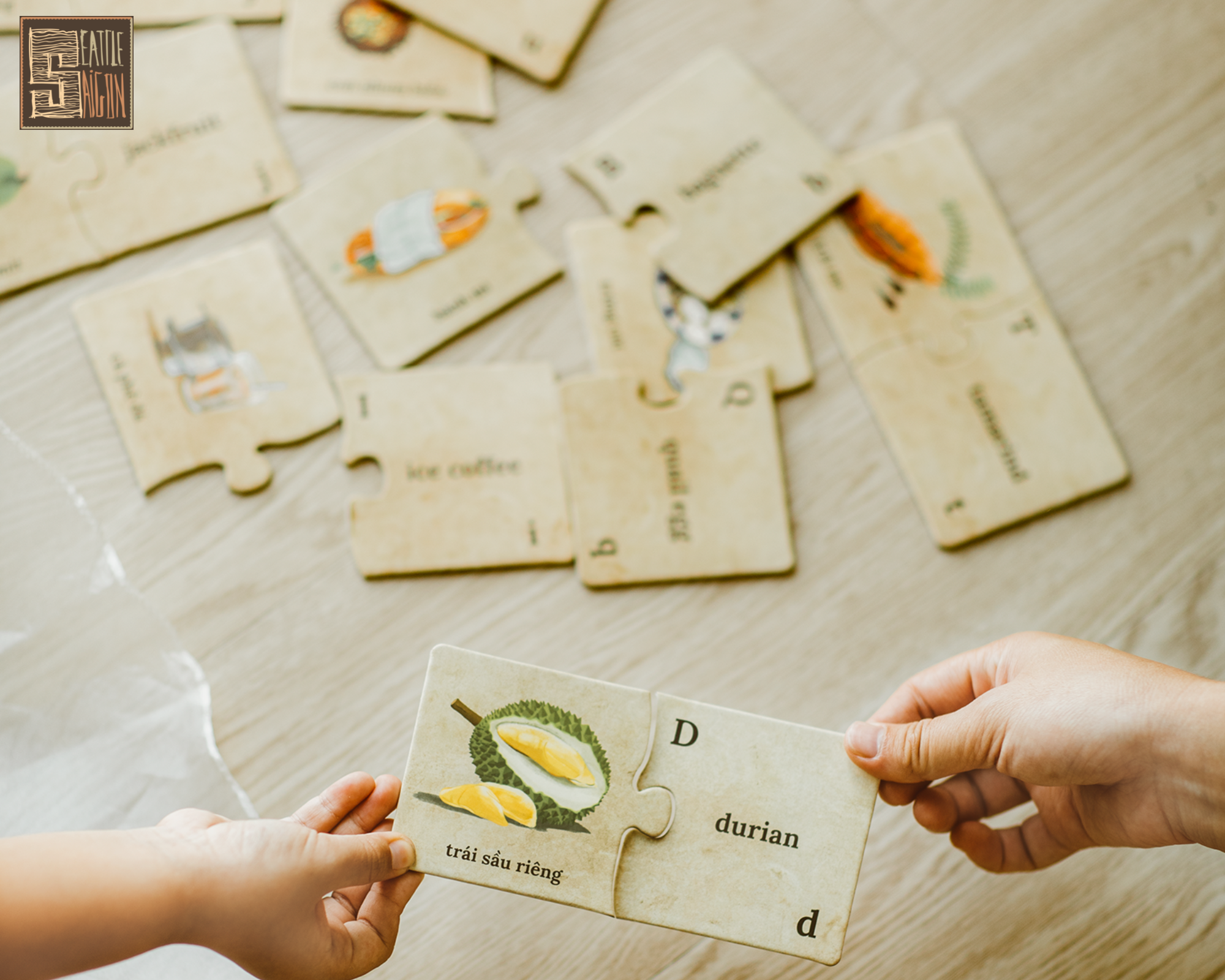 Seattle and Saigon - Wholesale Puzzle - Kids - ABC JIGSAW FUN, flashcard, puzzle for kid brain development1