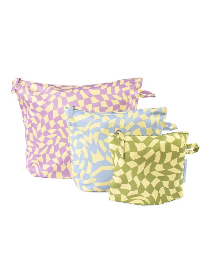 Bolsas | Wavy Check | Conjunto de 3 por atacado de Kind Bag