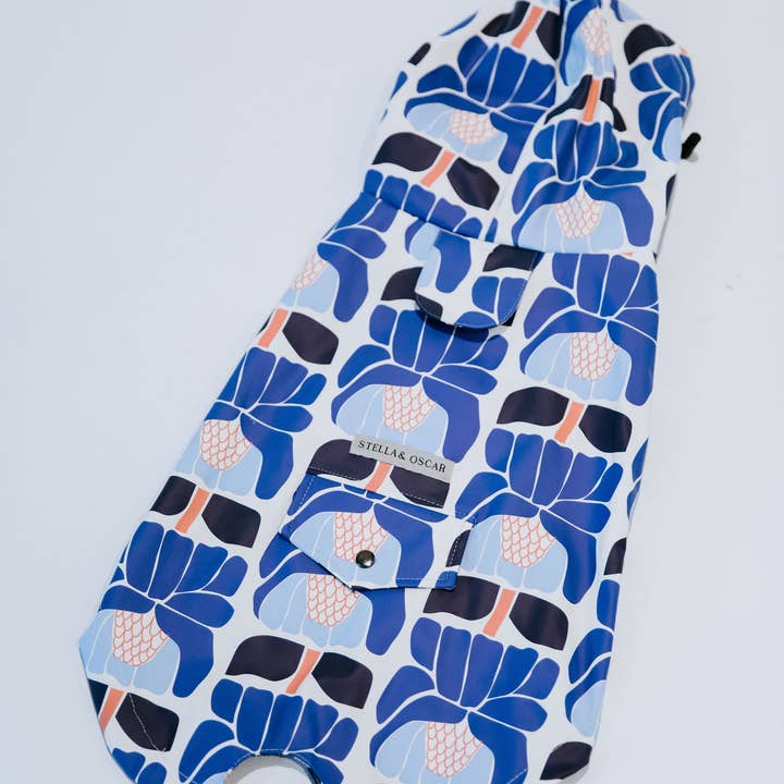 Stella & Oscar - Wholesale Pet coat – Dog - Floral Dog Rain Jacket1