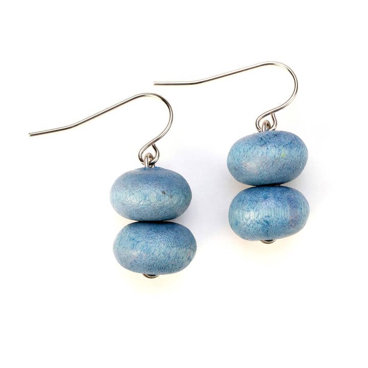 Pendientes Dobles H2418A para venta al por mayor de Lotusfeet