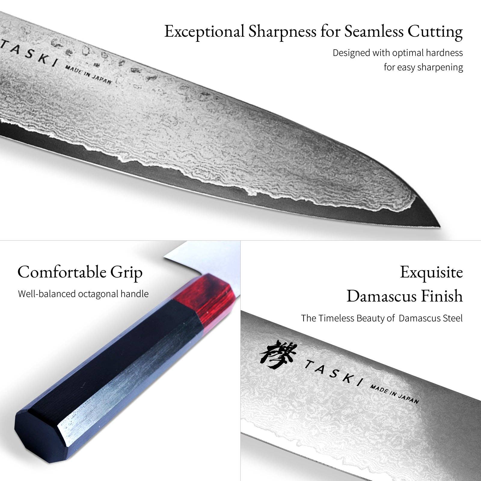 Taski - Wholesale Kitchen/Utility Knife - Taski Kaizen 8.5” Chef's Knife9