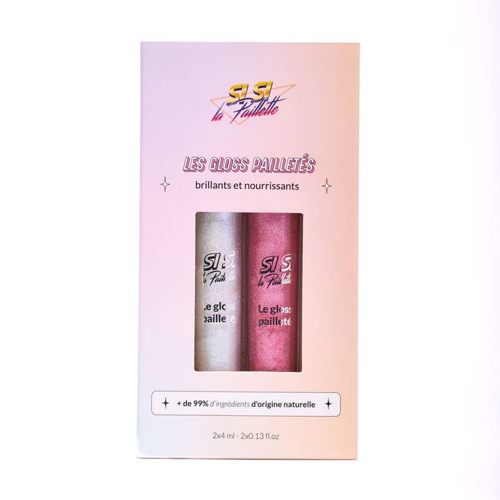 Set de regalo de gloss Rose y Holo para venta al por mayor de SI SI LA PAILLETTE