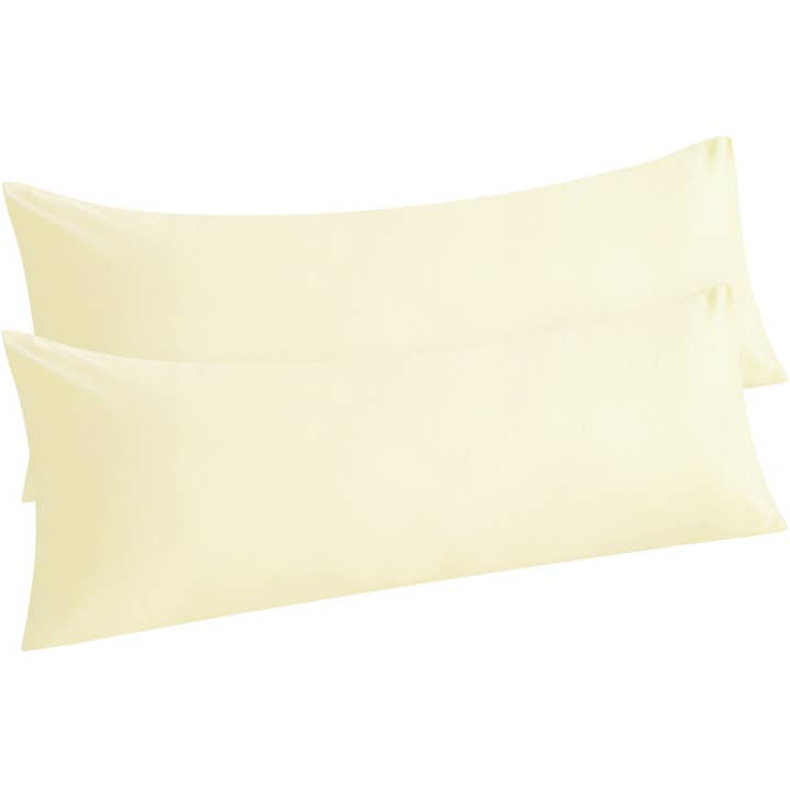 Bay & Loom - Wholesale Bedding Pillowcase/Sham - 2-Pack Microfiber Body Pillowcase – Soft & Wrinkle-Free9