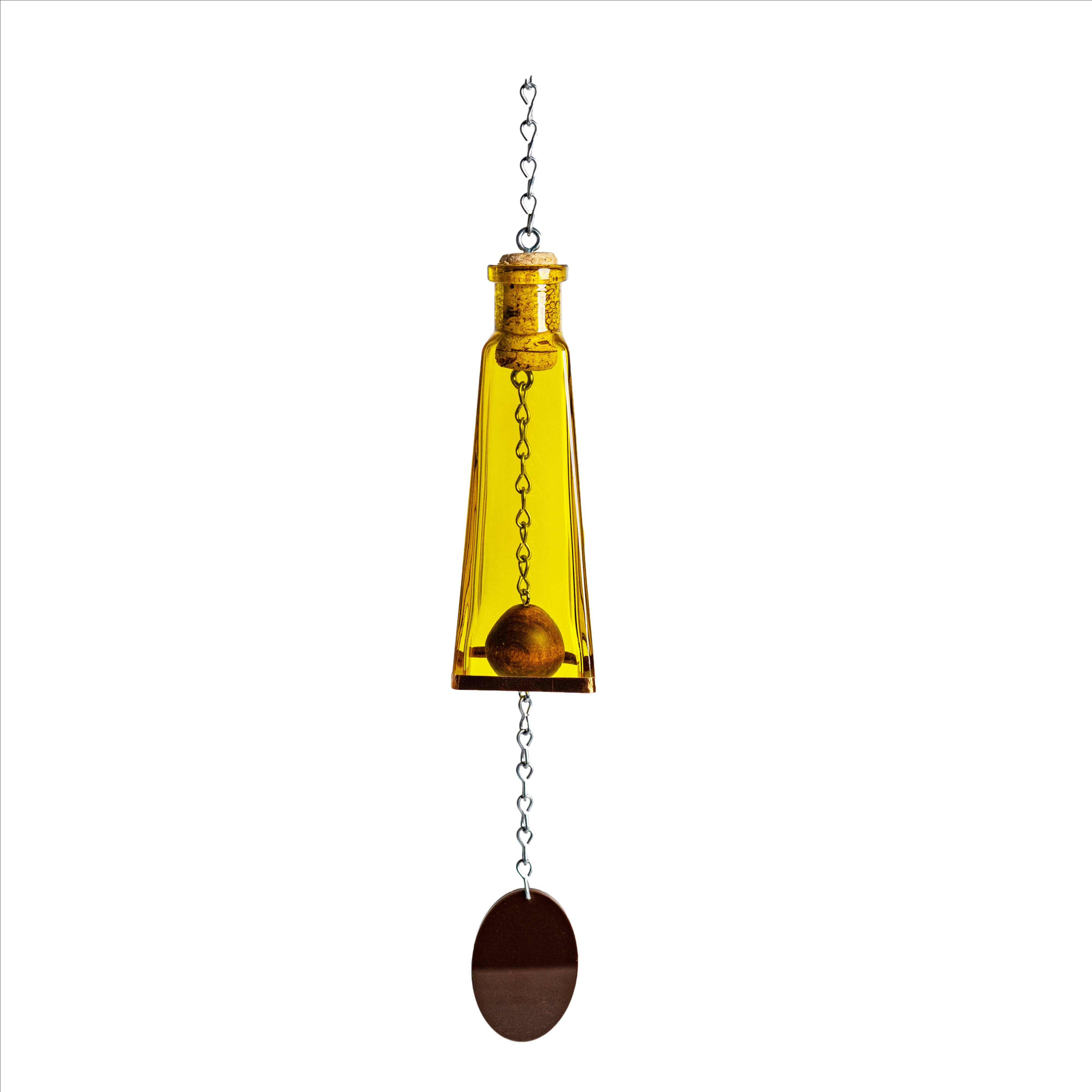 Blue Ridge Mountain Gifts - Wholesale Wind Chime - Glass Wind Chimes Made From Pyramid Shaped Bottles1