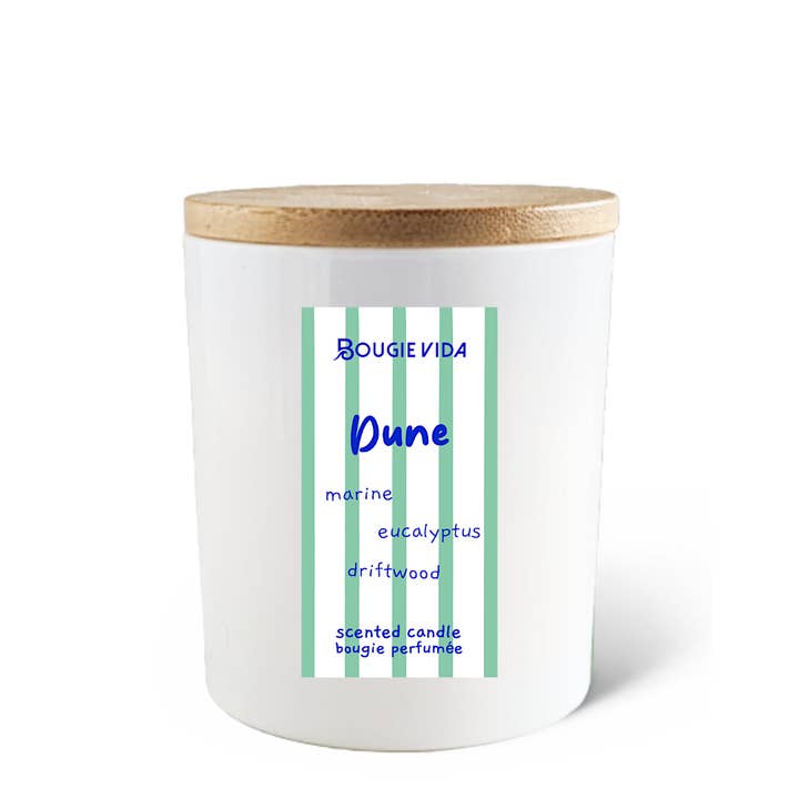 Dune 8 oz Soy Signature Jar Candle for wholesale by Bougie Vida