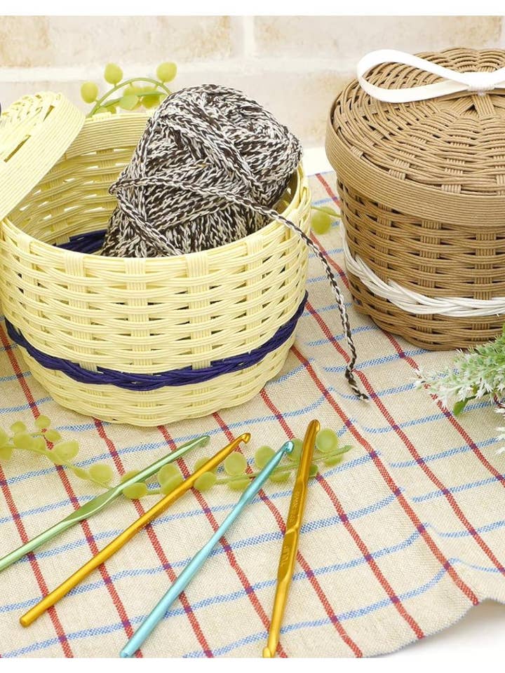 Japanese Craft Tape Basket DIY Kit by Yuzuhiyomama for wholesale by 「FUNJI」In Japan
