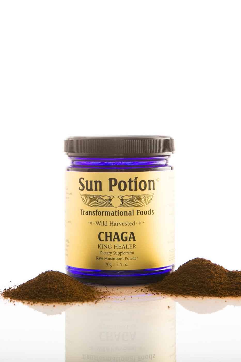 Sun Potion - Wholesale Protein/Superfood Powder - Chaga Mushroom Powder (Wildcrafted)6