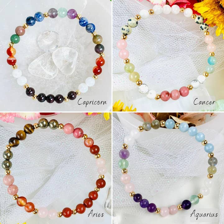 Soul Charms - Wholesale Jewellery set - Wholesale Zodiac Crystal Bracelets Starter Set2
